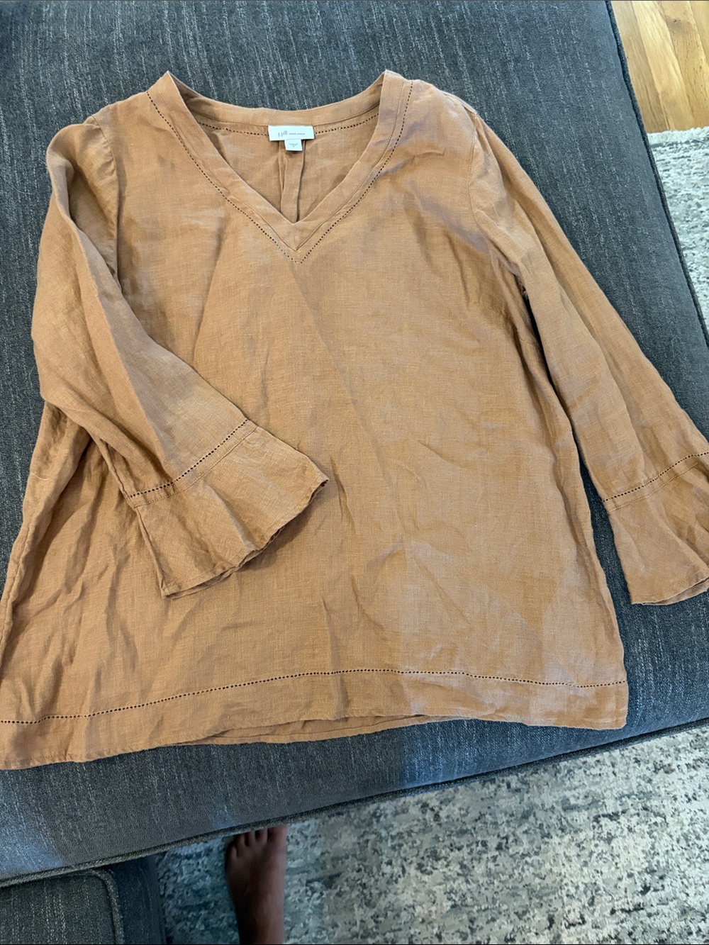 J Jill Relaxed Linen Shirt
